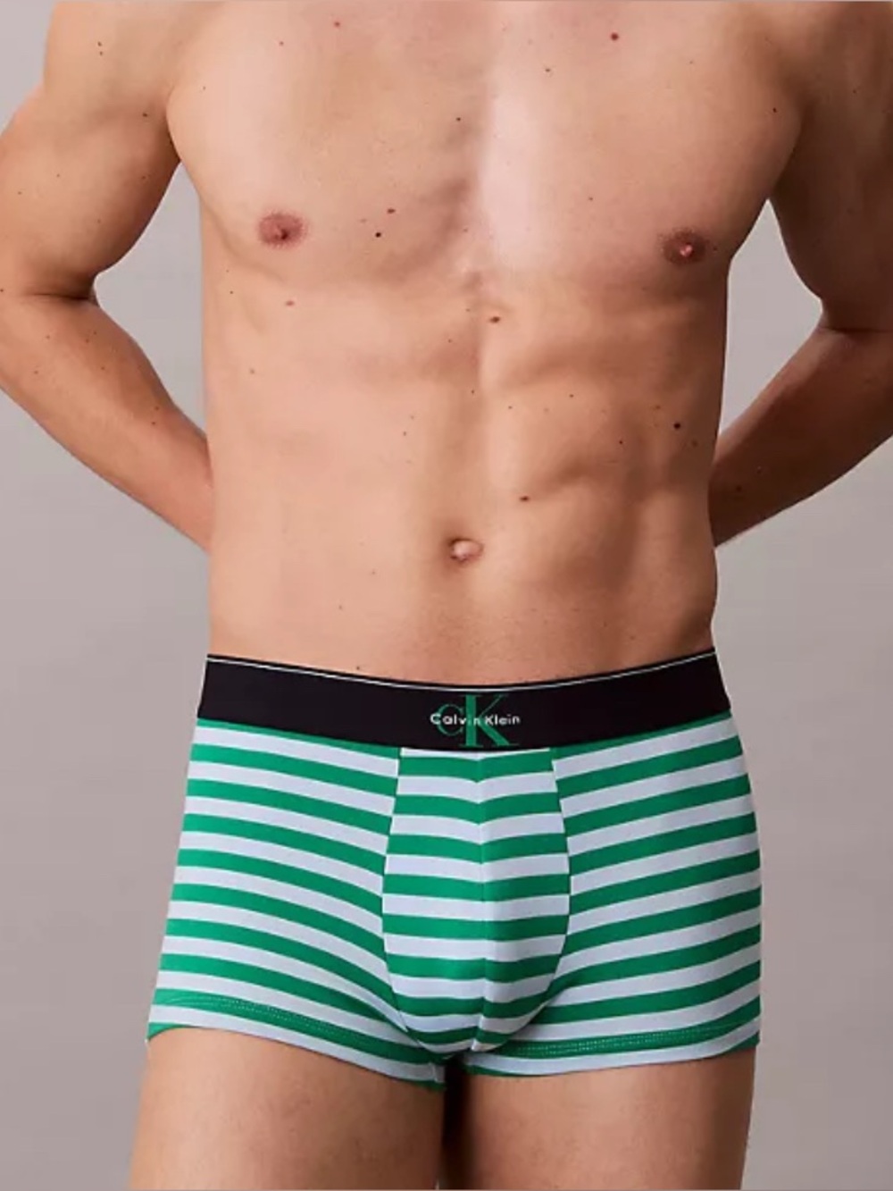 Calvin Klein Microfiber tech low rise  graphic monogram stretch low rise
